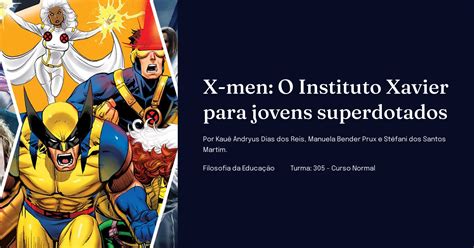 instituto xavier para jovens|Instituto Xavier Para Jovens Superdotados